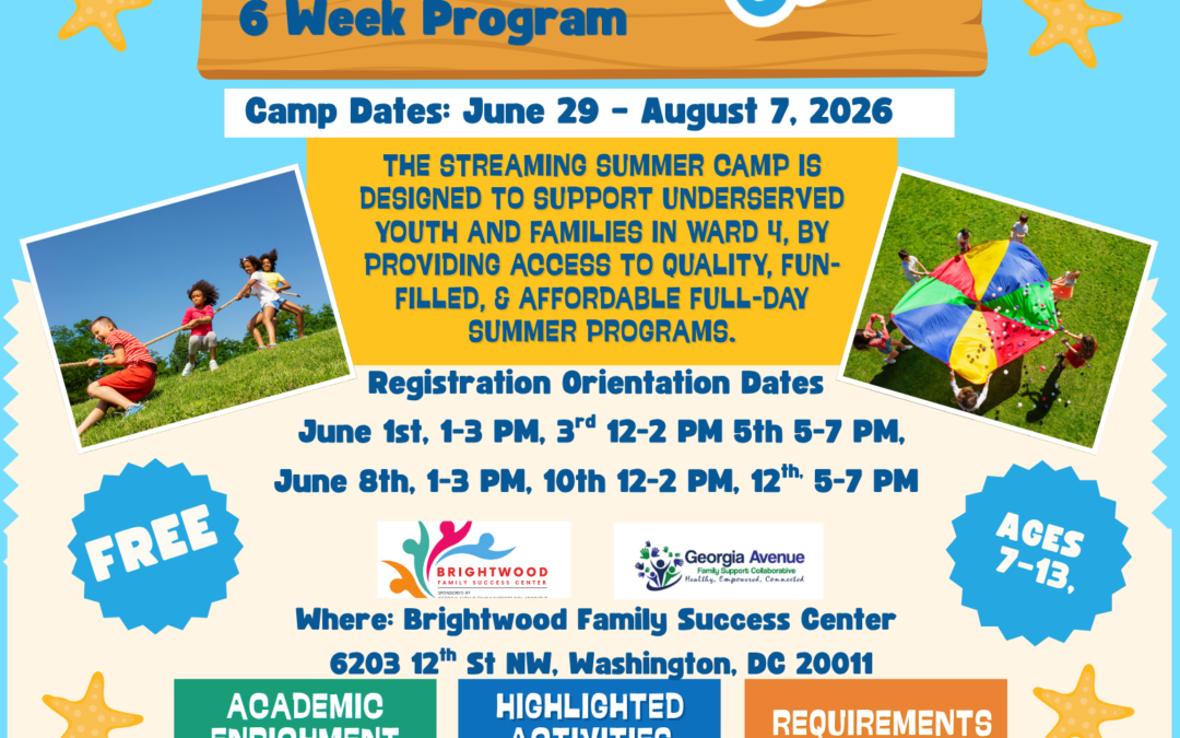STREAMING Summer Camp Registration Is Now Open!